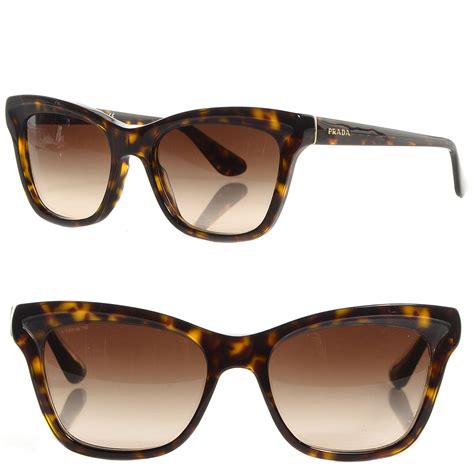 prada tortoise shell eyewear|Prada cat eye tortoiseshell glasses.